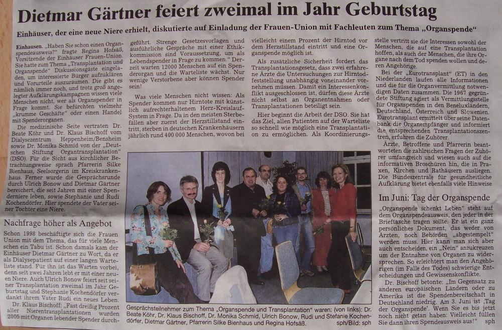 Dietmar Gärtner Presse